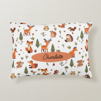 Boho Woodland Persoonlijke Baby Accent Kussen
