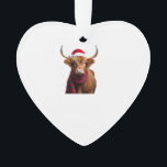 Boho Xmas Christmas Highland Cow T-Shirt (1)<br><div class="desc">Boho Xmas Christmas Highland Cow T-Shirt (1)</div>