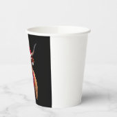 Boho Xmas Christmas Highland Cow T-Shirt Papieren Bekers (Links)