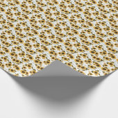 Boho Yellow Zonnebloem Cadeaupapier (Hoek)