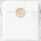 Boho Yoga Studio Logo Sticker (Tas)
