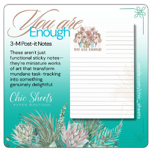 Boho You Are Enough Lignes 3M Post-it® Notes