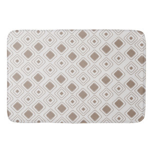 Boho zach neutraal tribale geometrische Aztekenpat Badmat