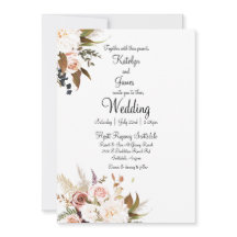 Boho Zacht Gekleurde Rozen & Witte Bloemen Wedding