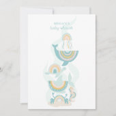 Boho Zee Dier Baby shower Uitnodiging (Voorkant)