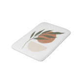 Boho Zen minimalistisch botanisch Badmat (Gekanteld)