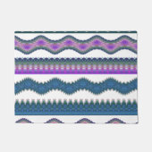 Boho Zigzag Welcome Doormat  Deurmat (Voorkant)