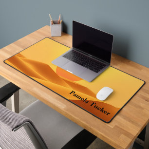 Boho Zon Abstract Aardetinten Amber Bureaumat