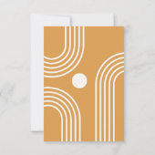 Boho Zon Dankkaart | Zon Dankkaarten Bedankkaart (Achterkant)