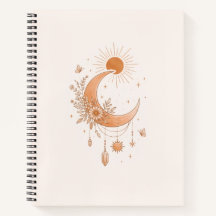Boho Zon & Maan Deluxe Notitieboek