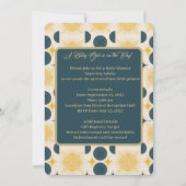 Boho zon maan sterren blauw geel kaart (Voorkant)