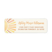 Boho Zon Retouradres Etiket (Voorkant)