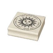 Boho zon retouradres rubberstempel (Stempel)
