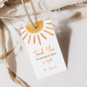 Boho Zon Verjaardagsfeest Cadeautag Cadeaulabel