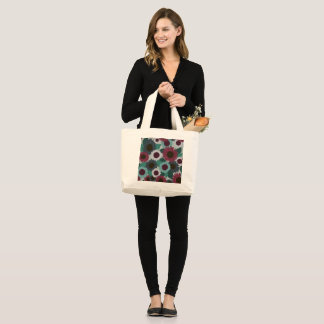 Boho Zonnebloem Boodschappentas Grote Tote Bag