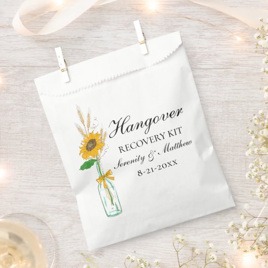 Boho Zonnebloem Geel Bloemen Bruiloft Kater Kit Bedankzakje (Geknipt)