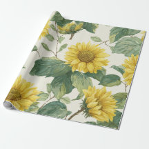 Boho Zonnebloem Geel Bloemmotief Lente Zomer