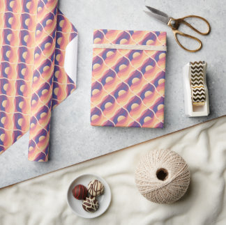 Boho Zonsondergang Cadeaupapier