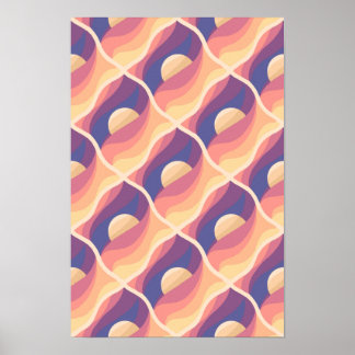 Boho Zonsondergang Poster