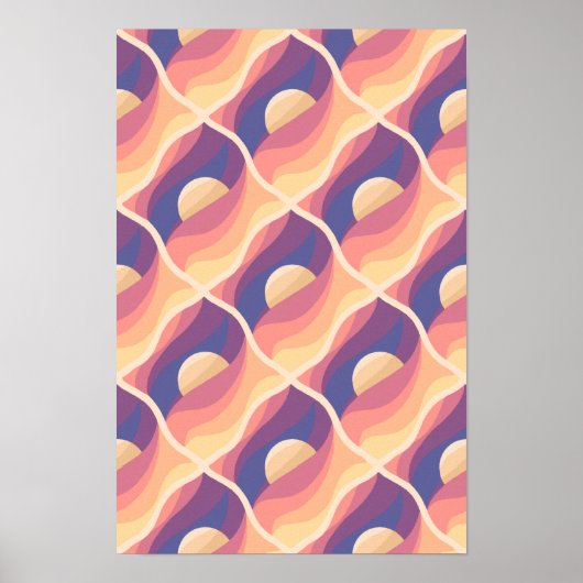 Boho Zonsondergang Poster (Voorkant)