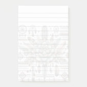 Boho/Zuidwesters ontwerp 3M Post-it® notities Notes (Voorkant)