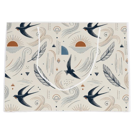 Boho Zwaluwe & Zon Cadeautas (Voorkant)