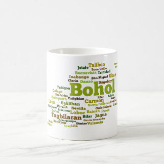 Bohol Geographic Wordcloud Mug Koffiemok