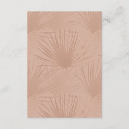 Bohse Waterverf Florals Weddenschap Details Informatiekaartje (Achterkant)