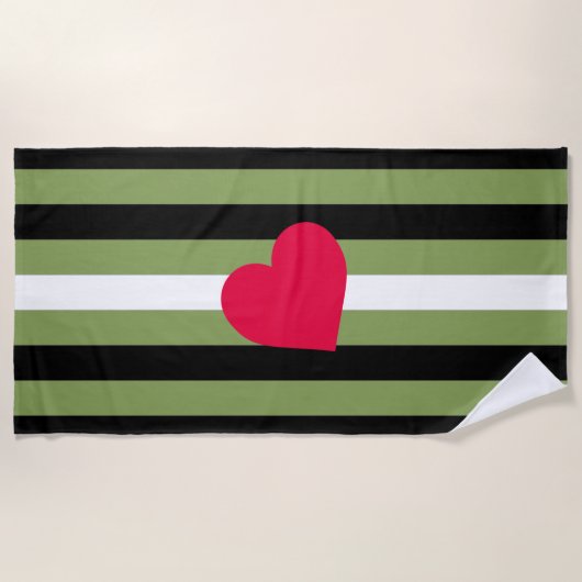 Boi Pride Flag Strandlaken (Voorkant)