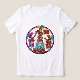 Boil Royal Mardi Shine T-shirt! 👑✨ Tri-Blend Shirt