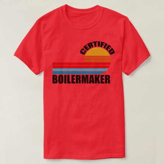 boilermaker  retro baan t-shirt (Design voorkant)