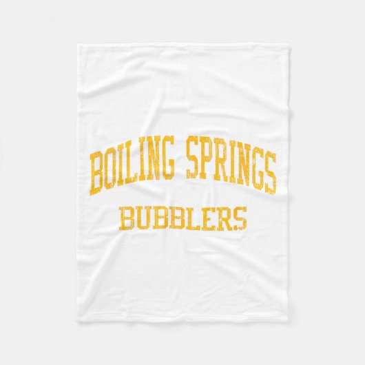 Boiling Springs High School Hs Boiling Springs Pa  Fleece Deken (Voorkant)