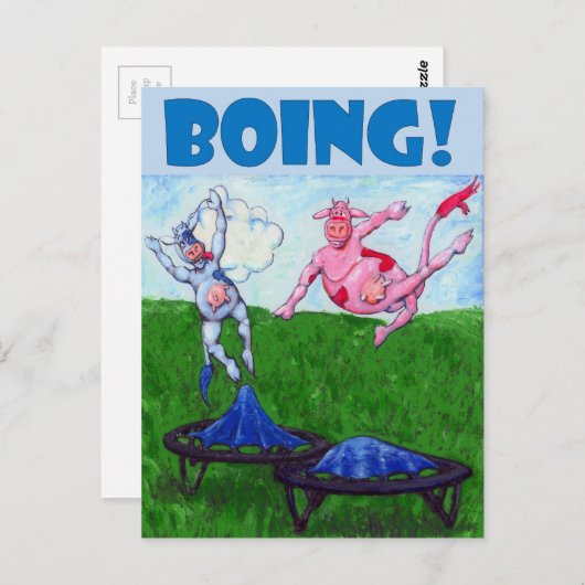 Boing. Briefkaart (Voorkant / Achterkant)
