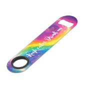 Boire amusant Rainbow Cravate-Dye Galaxy Garder le (Devant angulaire)