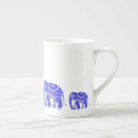 BOIRE AVEC COOL BLEU ELEPHANT MUG (Droite)