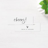 Boire Billet Mariage Réception Beverage Card (Bureau)