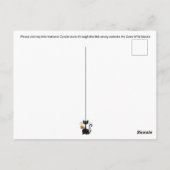 Boire Café Feline Fine - Carte postale (Dos)