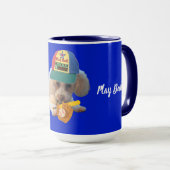 Boire Café Jouer Ball Poodle Mug (Devant droit)