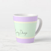 Boire chaque goutte de latte Mug (Angle droit)