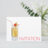 Boire Cocktail Invitation Vip Invitation (Debout devant)