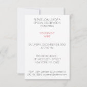 Boire Cocktail Invitation Vip Invitation (Dos)