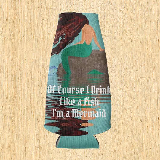 Boire Comme Un Glacière De Bouteille De Sirène De 