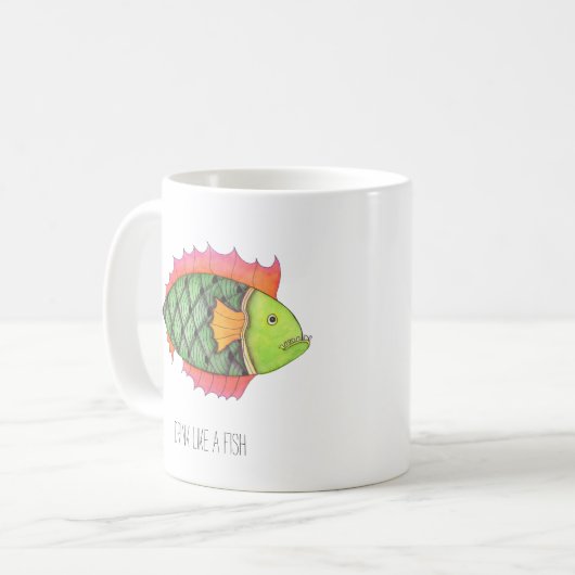 Boire comme une Mug de Poisson (Devant gauche)