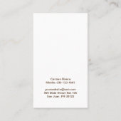 Boire Coquito Be Merry Carte de visite (Dos)