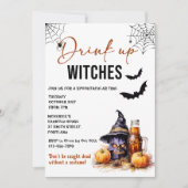 Boire des sorcières Invitation de la fête d'Hallow (Devant)