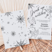 Boire des sorcières Invitation de la fête d'Hallow