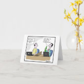 Boire drôle dans la carte d'anniversaire de bande (Fleur jaune)