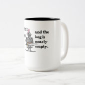 Boire du boue, tuer dragon drôle de motivation Mug (Devant droit)