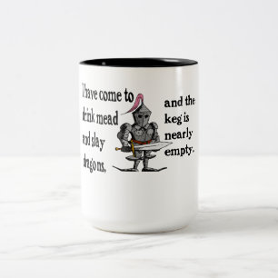 Boire du boue, tuer dragon drôle de motivation Mug
