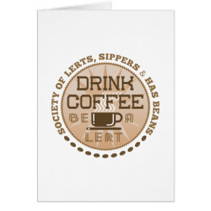 Boire Du Café - Soyez Une Carte Verticale Lert